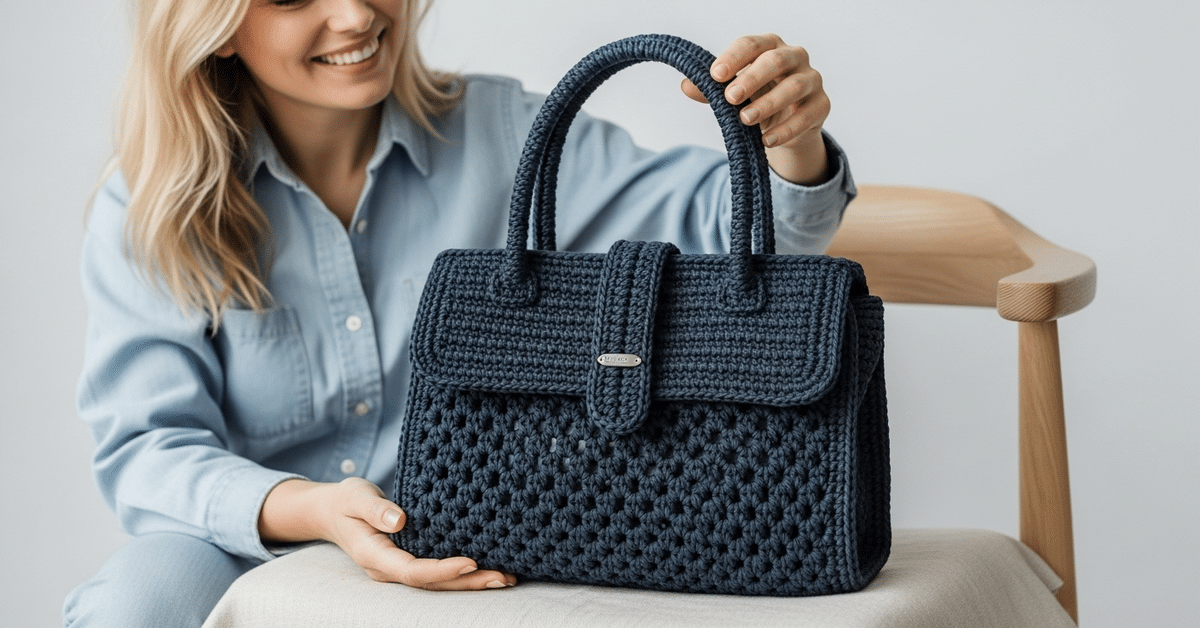 Veja bolsas de crochê elegantes que nunca saem de moda! - Imagem do artigo