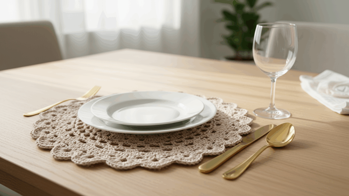 Transforme sua mesa com estes sousplats de crochê charmosos com gráficos! - Imagem do artigo