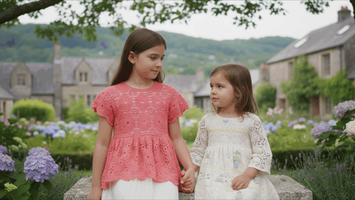 Veja blusas e vestidos em crochê infantil cheios de amor e estilo + vídeo tutorial! - Imagem do artigo