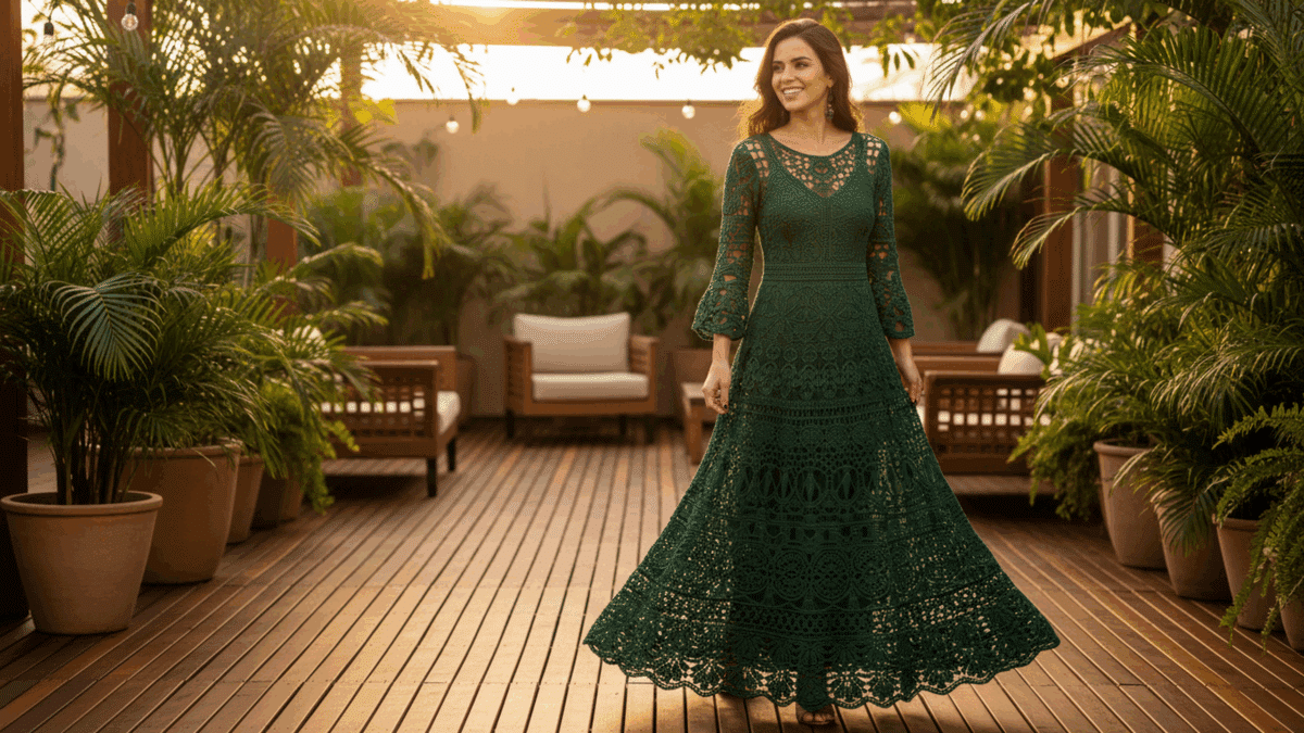Crie vestidos de crochê únicos com gráficos e encante qualquer um! - Imagem do artigo
