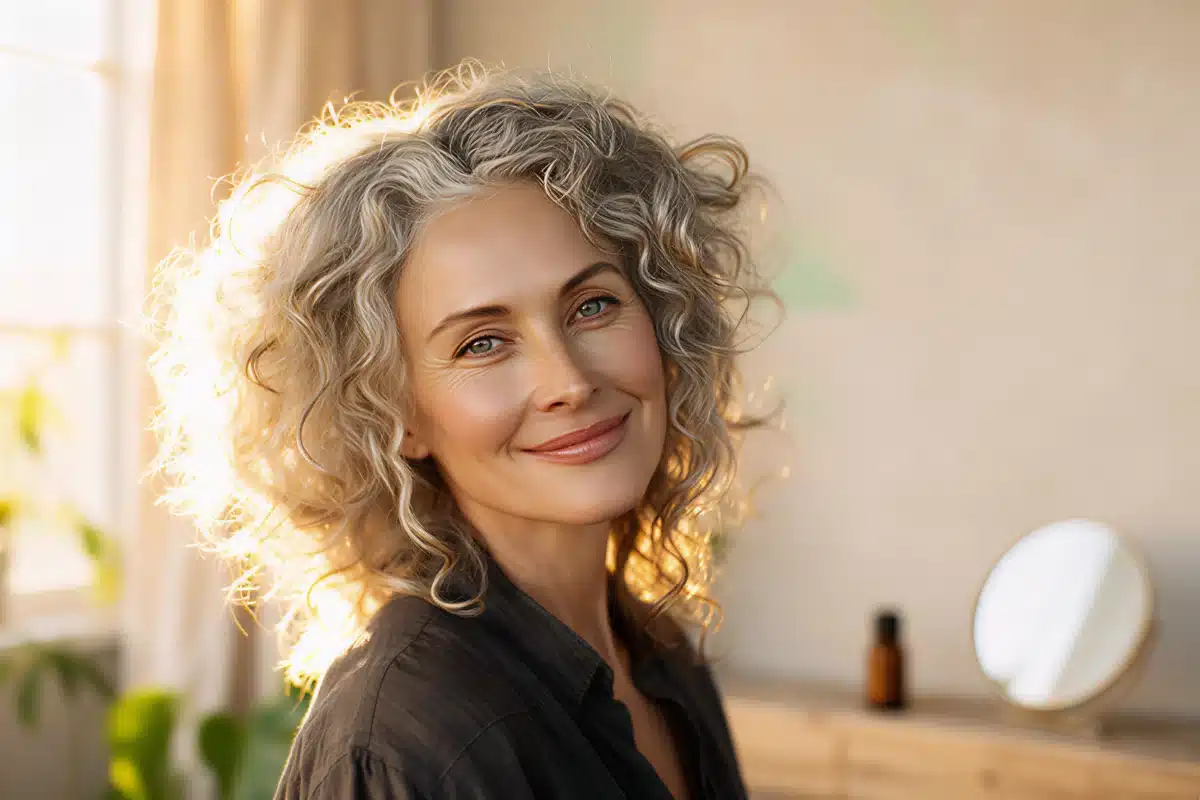 Cabelos cacheados na menopausa e como recuperar - Imagem do artigo