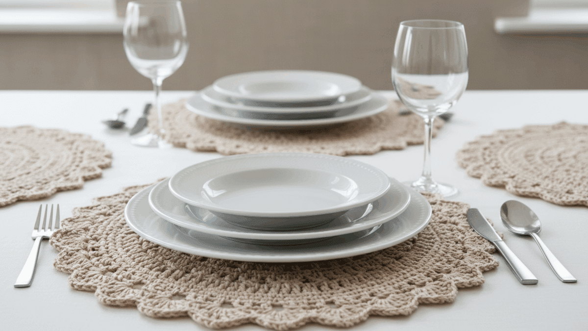 Crie sousplats de crochê elegantes com gráficos para você copiar! - Imagem do artigo