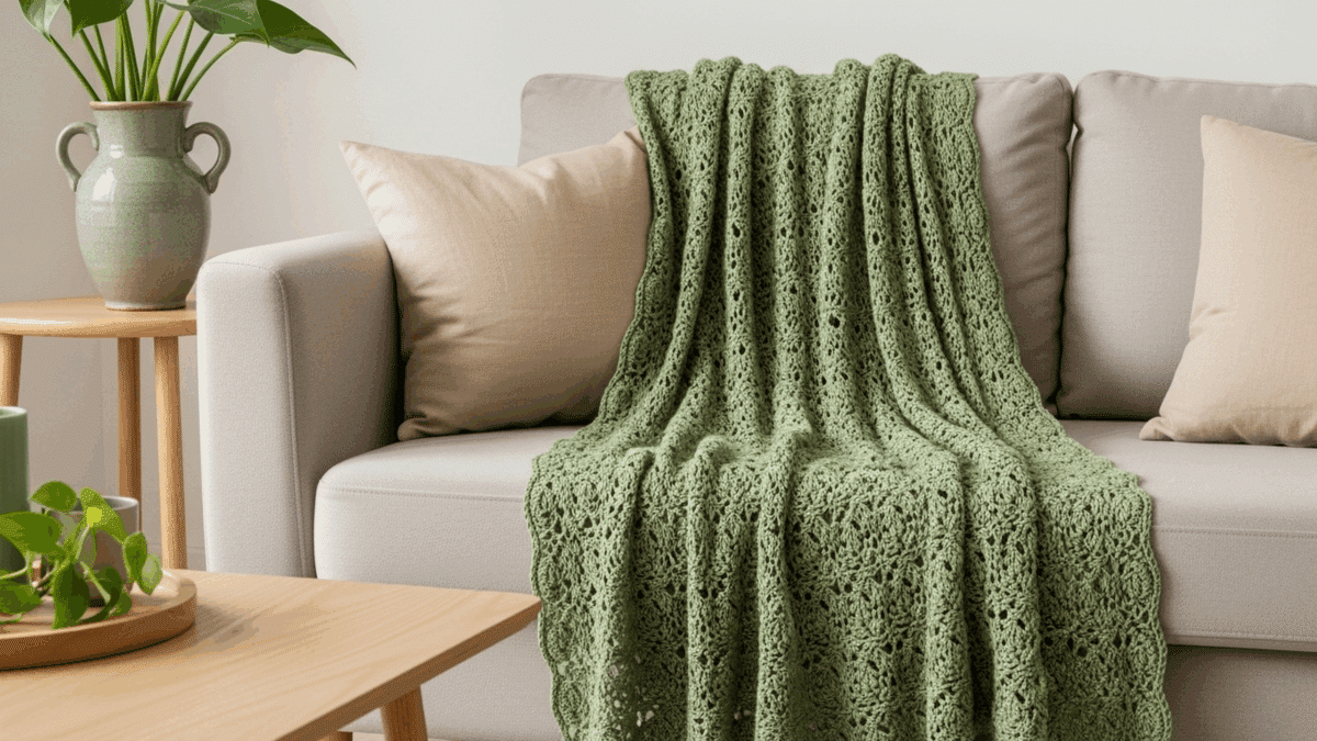 As mantas de crochê são o toque final perfeito para a sua decoração! - Imagem do artigo