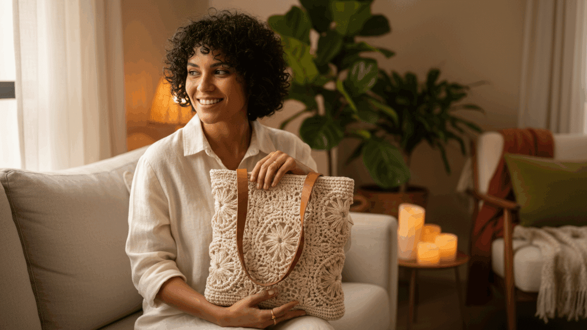 Estas lindas bolsas de crochê artesanal são charmosas e fáceis de fazer! - Imagem do artigo