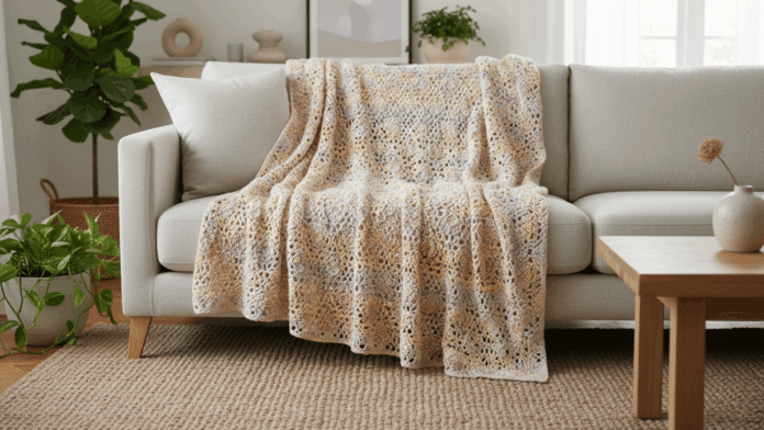 Imagem destacada - Veja e crie lindas mantas de crochê perfeitas para decorar a sua casa!