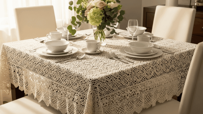 Imagem destacada - Decore com toalhas de mesa em crochê artesanal com beleza e charme!