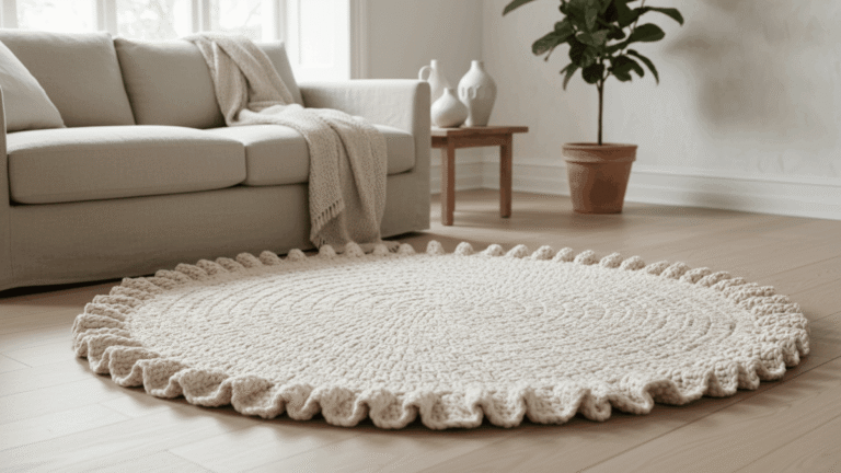 Estes tapetes de crochê redondo vão deixar a sua casa muito mais aconchegante! Estes tapetes de crochê redondo vão deixar a sua casa muito mais aconchegante!