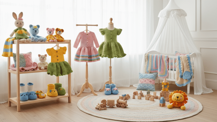 Imagem destacada - Veja 17 ideias de crochê infantil que vão encantar em meninas de todas as idades!