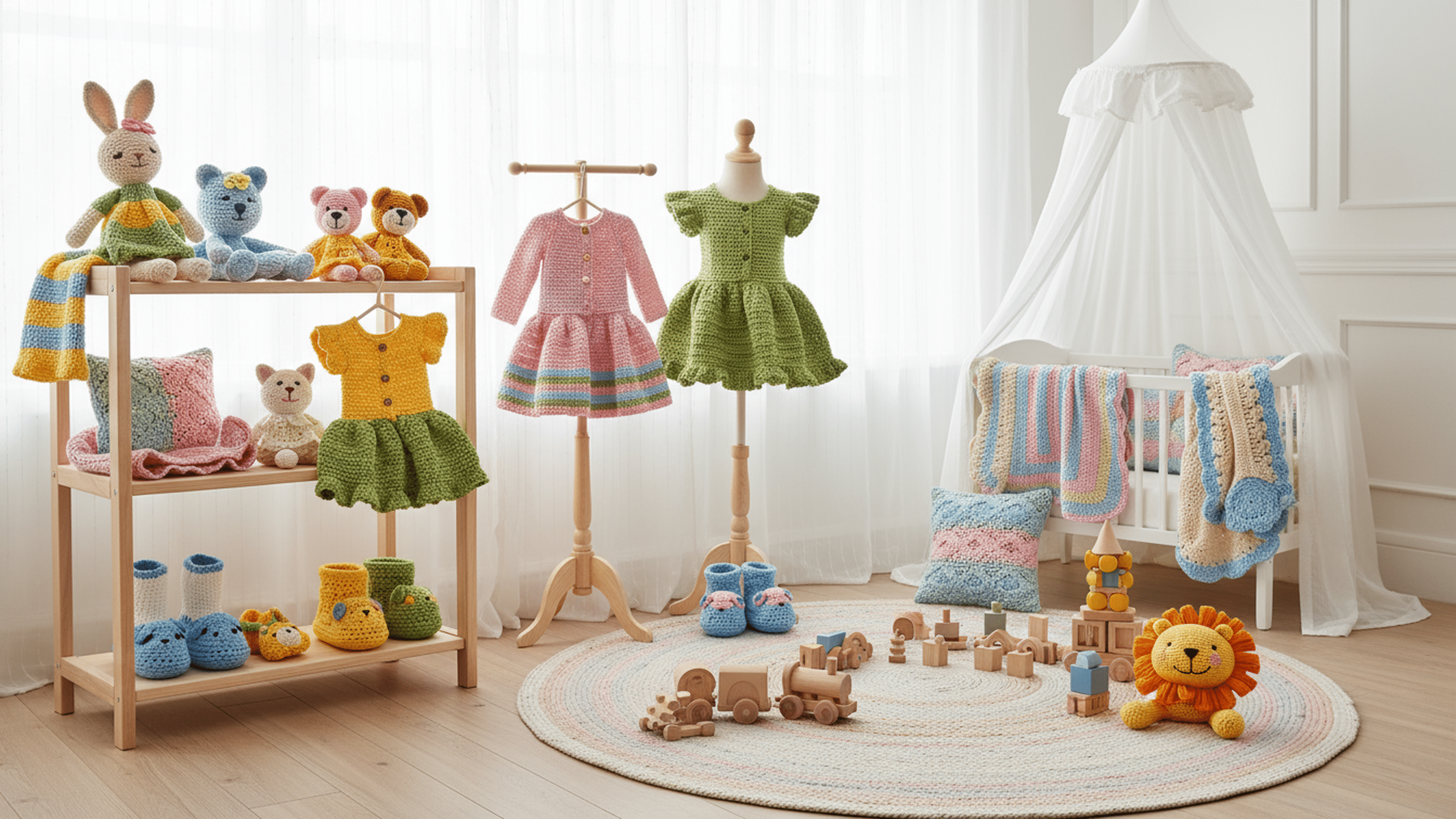 Veja 17 ideias de crochê infantil que vão encantar em meninas de todas as idades! - Imagem do artigo