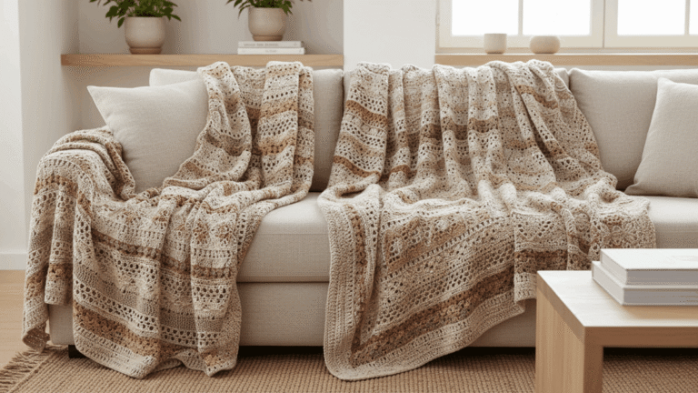 Estas 18 mantas de crochê vão trazer charme e aconchego para a sua decoração! Estas 18 mantas de crochê vão trazer charme e aconchego para a sua decoração!