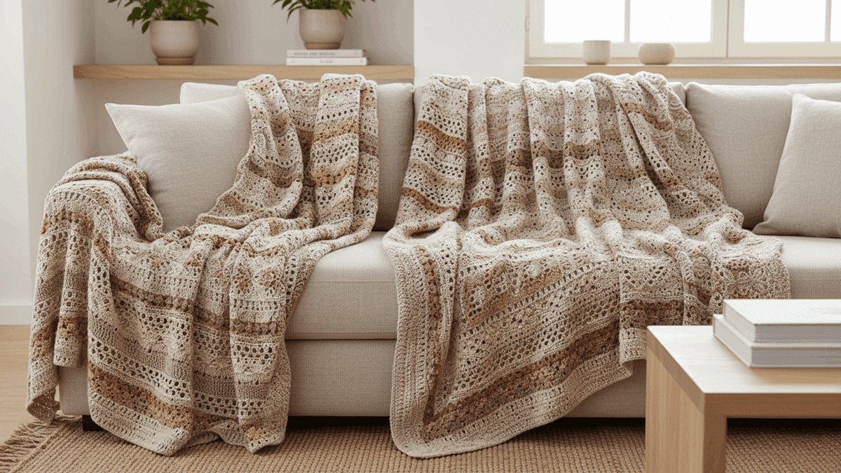 Estas 18 mantas de crochê vão trazer charme e aconchego para a sua decoração! - Imagem do artigo