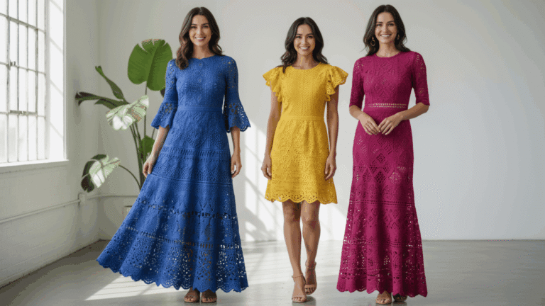Charmosos e elegantes, 11 vestidos de crochê que ficam perfeitos em qualquer ocasião Charmosos e elegantes, 11 vestidos de crochê que ficam perfeitos em qualquer ocasião