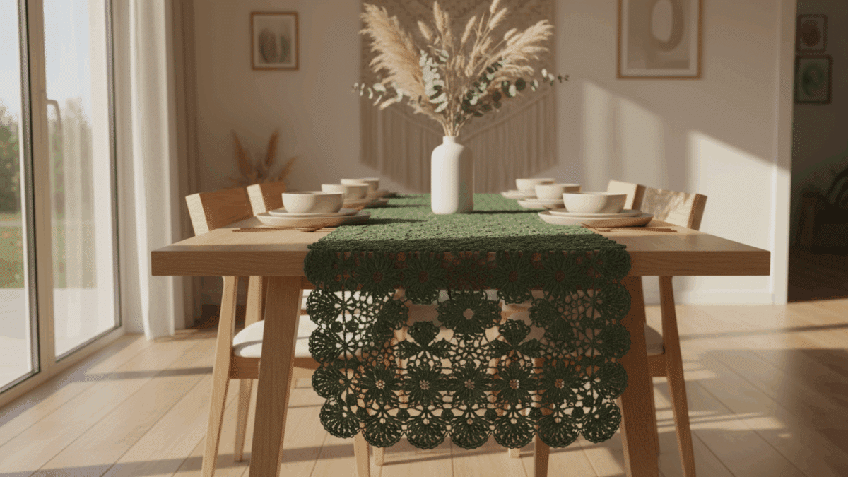 10 modelos de toalhas de mesa em crochê lindíssimos que vão transformar sua decoração! - Imagem do artigo