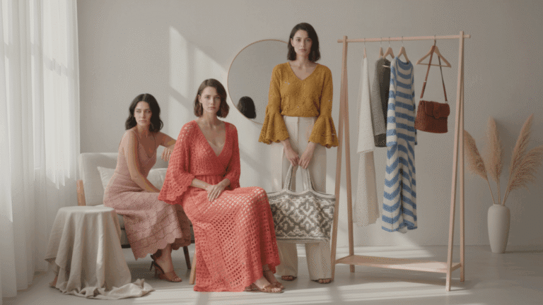 O crochê entrou na moda com peças lindas e exclusivas para mulheres estilosas