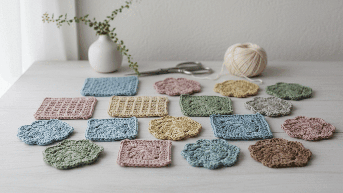 Estes pontos de crochê com gráficos são lindos e super fáceis para iniciantes aprenderem! - Imagem do artigo