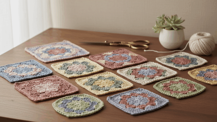 Imagem destacada - Explore estes squares de crochê cheios de versatilidade e criatividade!