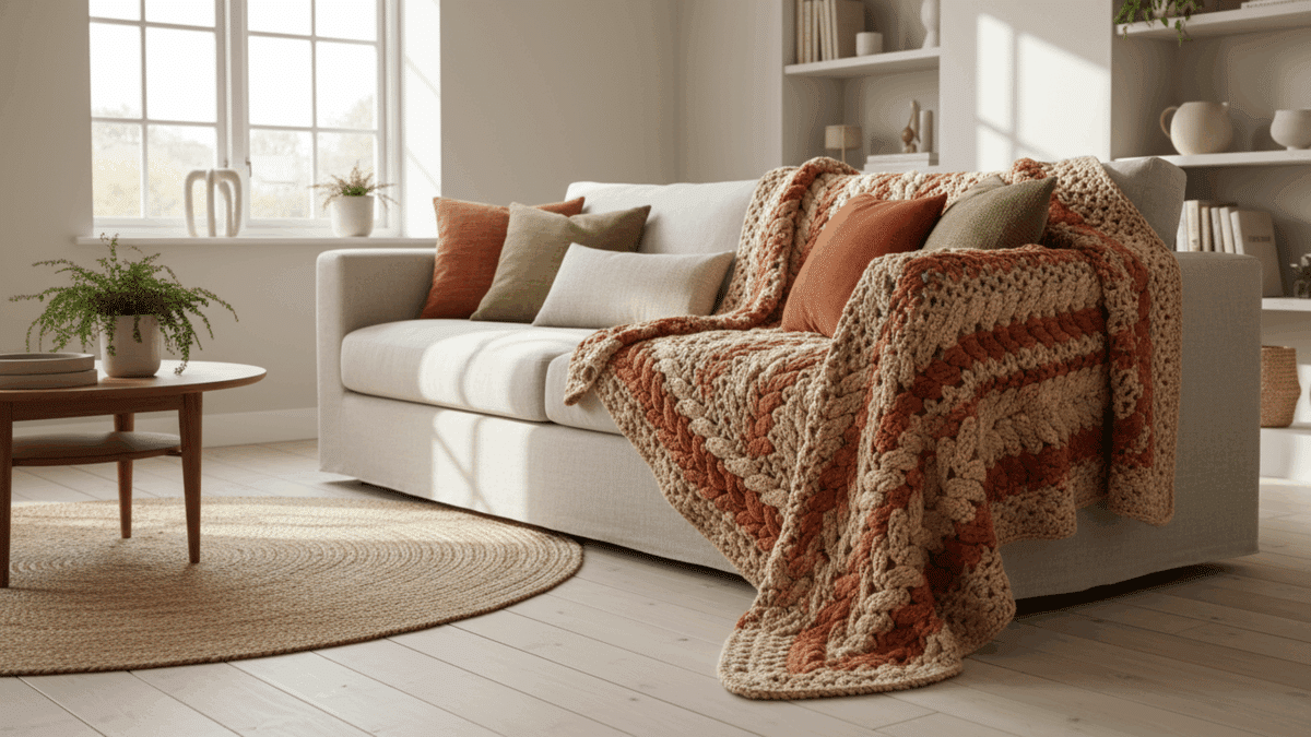 Adicione aconchego com mantas de crochê artesanal cheias de amor e personalidade! - Imagem do artigo