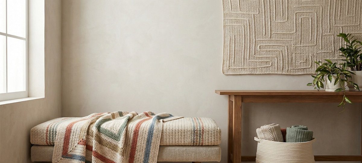 38 ideias de crochê moderno que renovam a decoração e esbanjam personalidade - Imagem do artigo