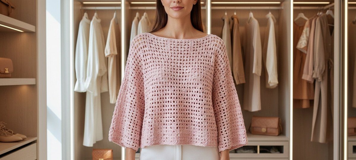 Blusas de crochê em alta: modelos fáceis para produzir e arrasar ainda hoje - Imagem do artigo