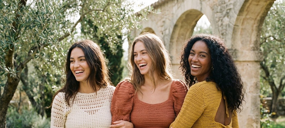 Top croppeds de crochê reinventam o look de verão com leveza e estilo - Imagem do artigo original