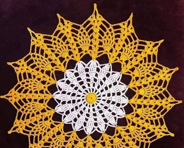 19 modelos de toalha de crochê com gráficos simples que renovam qualquer mesa - Imagem do artigo original