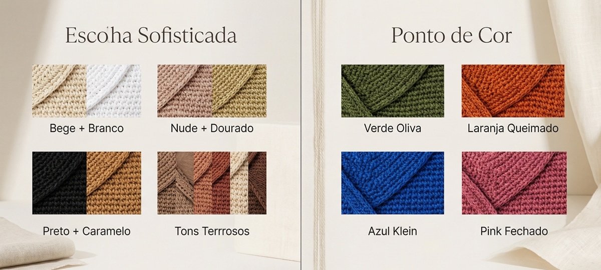 Bolsas de crochê de luxo: o acessório que muda qualquer produção num instante - Imagem do artigo original