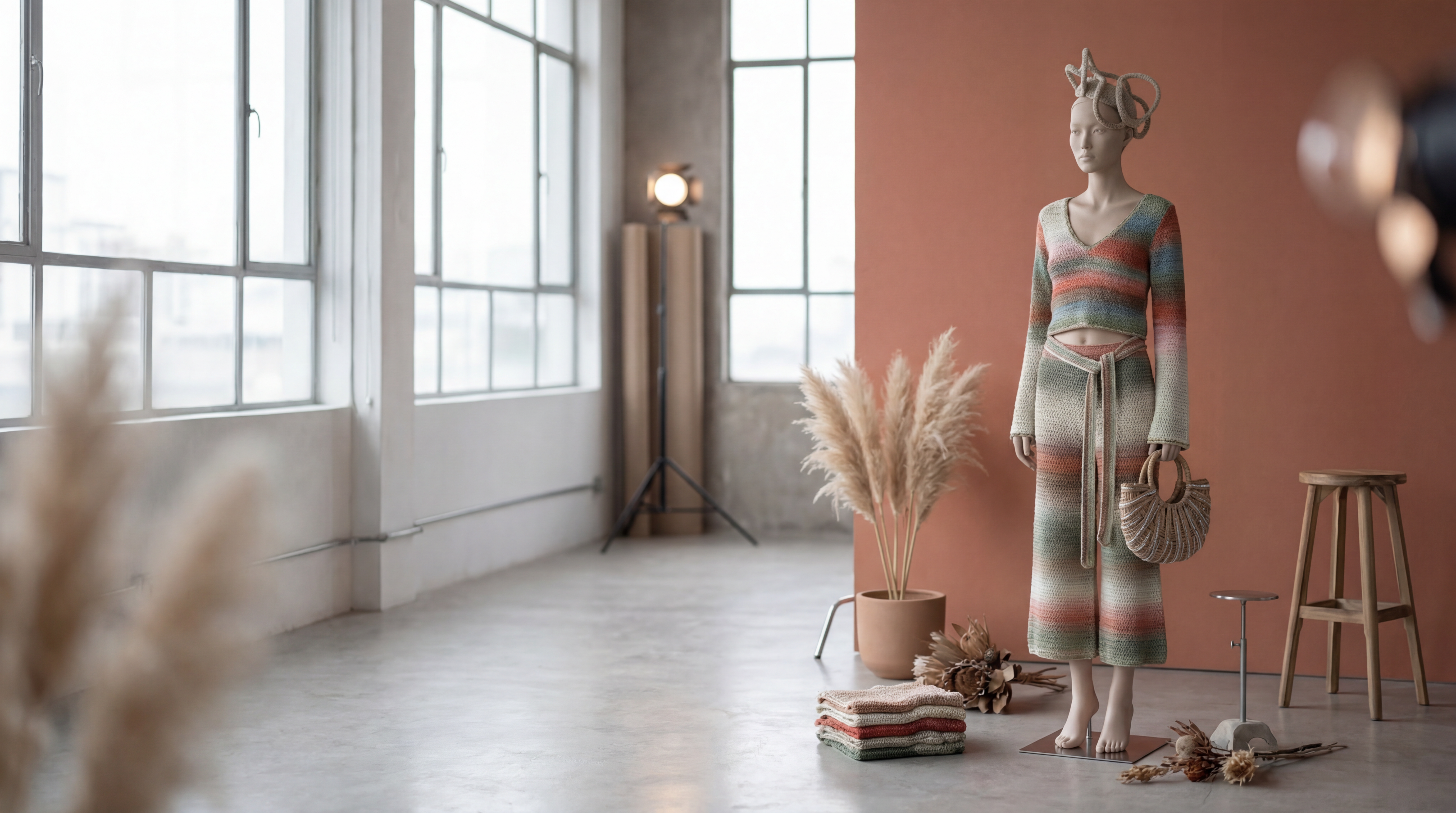 Crochê moderno domina 2026: bolsas esculturais viralizam - Imagem do artigo original