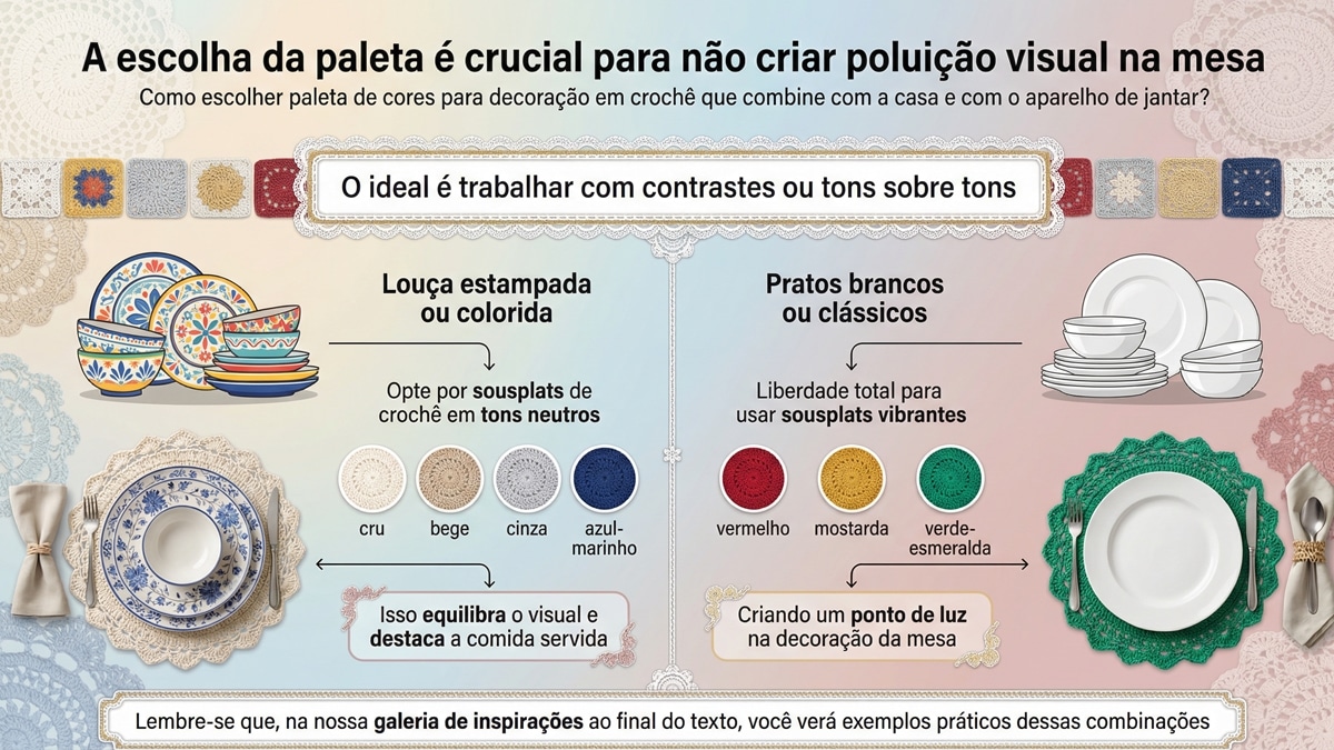 Sousplats de crochê viram detalhe de luxo que domina jantares 2024 - Imagem do artigo original