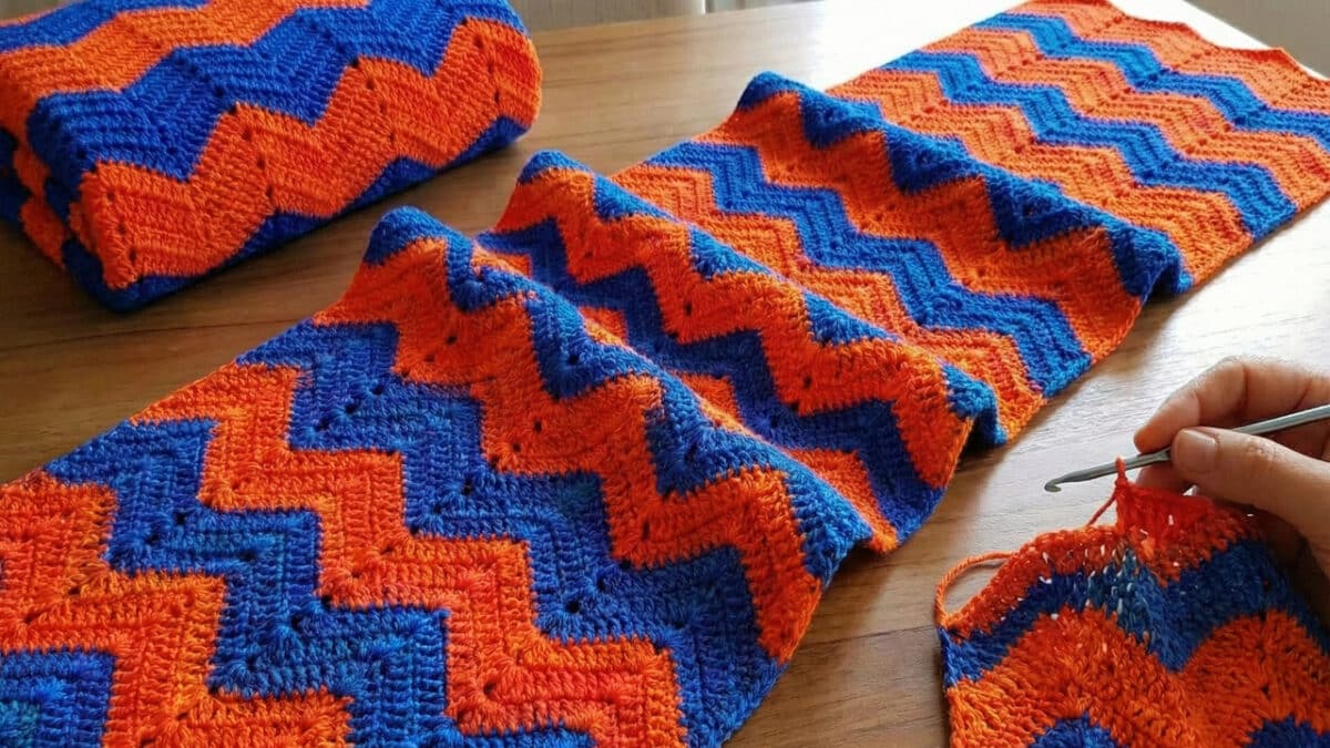 Ponto de Crochê “Chama”: Peças Charmosas e Vibrantes - Imagem do artigo original