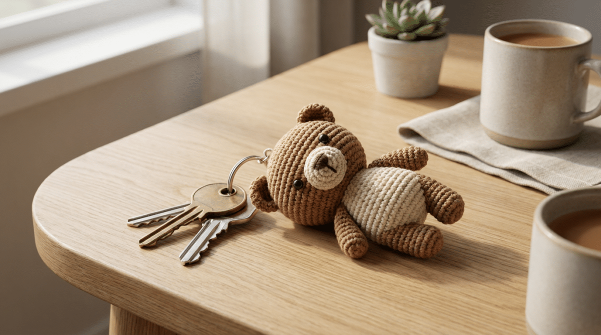 Chaveiros de crochê dominam 2026 como presente afetivo e barato - Imagem do artigo original