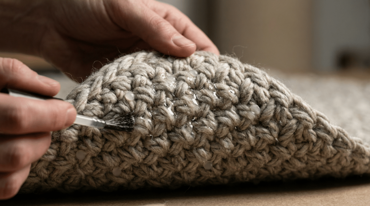 Tapete de crochê antiderrapante viraliza e promete fim dos escorregões - Imagem do artigo original