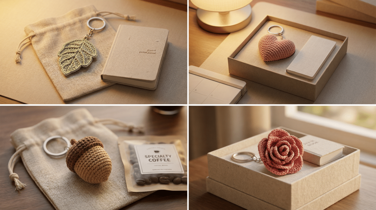 Chaveiros de crochê viralizam como toque de cor e organização diário - Imagem do artigo original