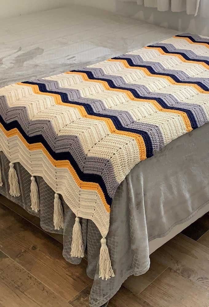 Peseira de crochê de luxo domina quartos e viraliza como toque final - Imagem do artigo original