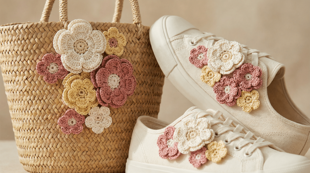 Flores de crochê dominam 2026: pequenos toques que renovam tudo - Imagem do artigo original