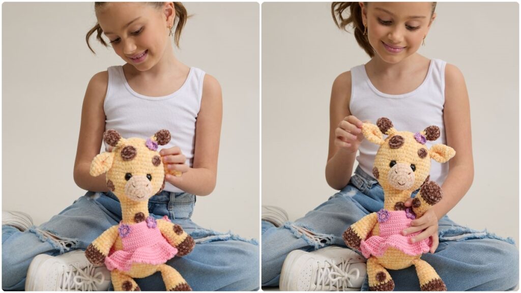 Girafa de crochê viraliza e domina quartos de bebês pelo Brasil - Imagem do artigo original