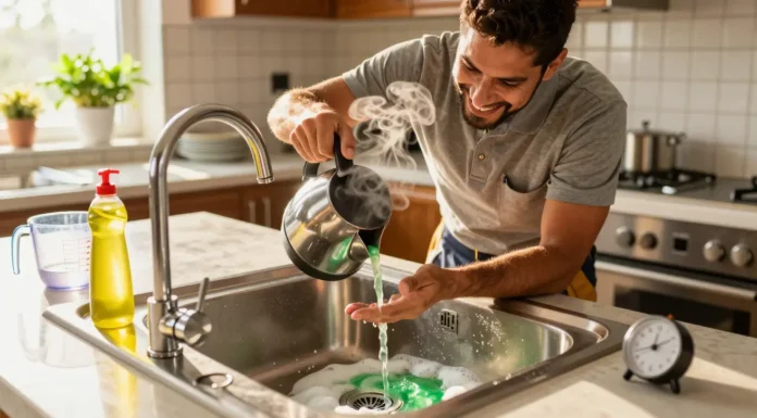 Como desentupir pia entupida em 5 minutos, sem química